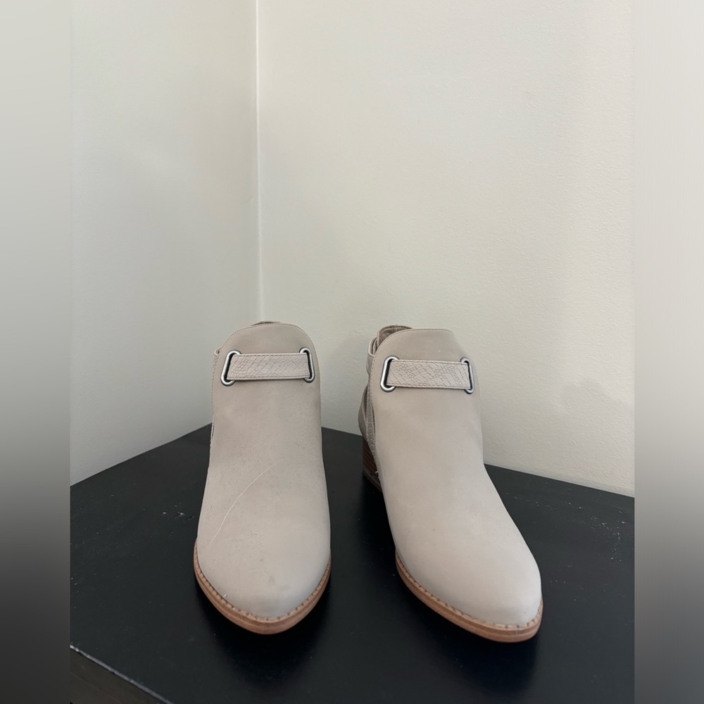Call It Spring Beige Ankle Booties - Picture 3 of 13